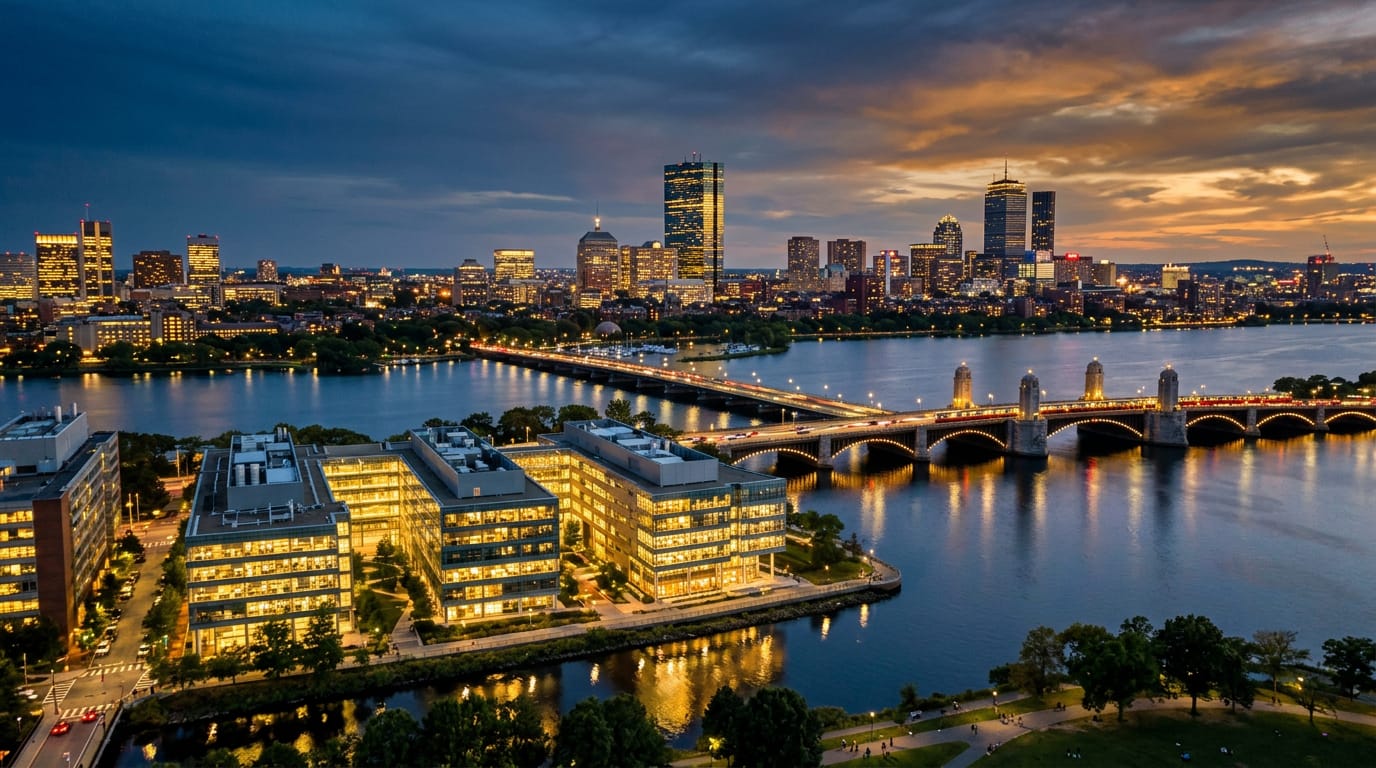 Boston skyline across the Charles River